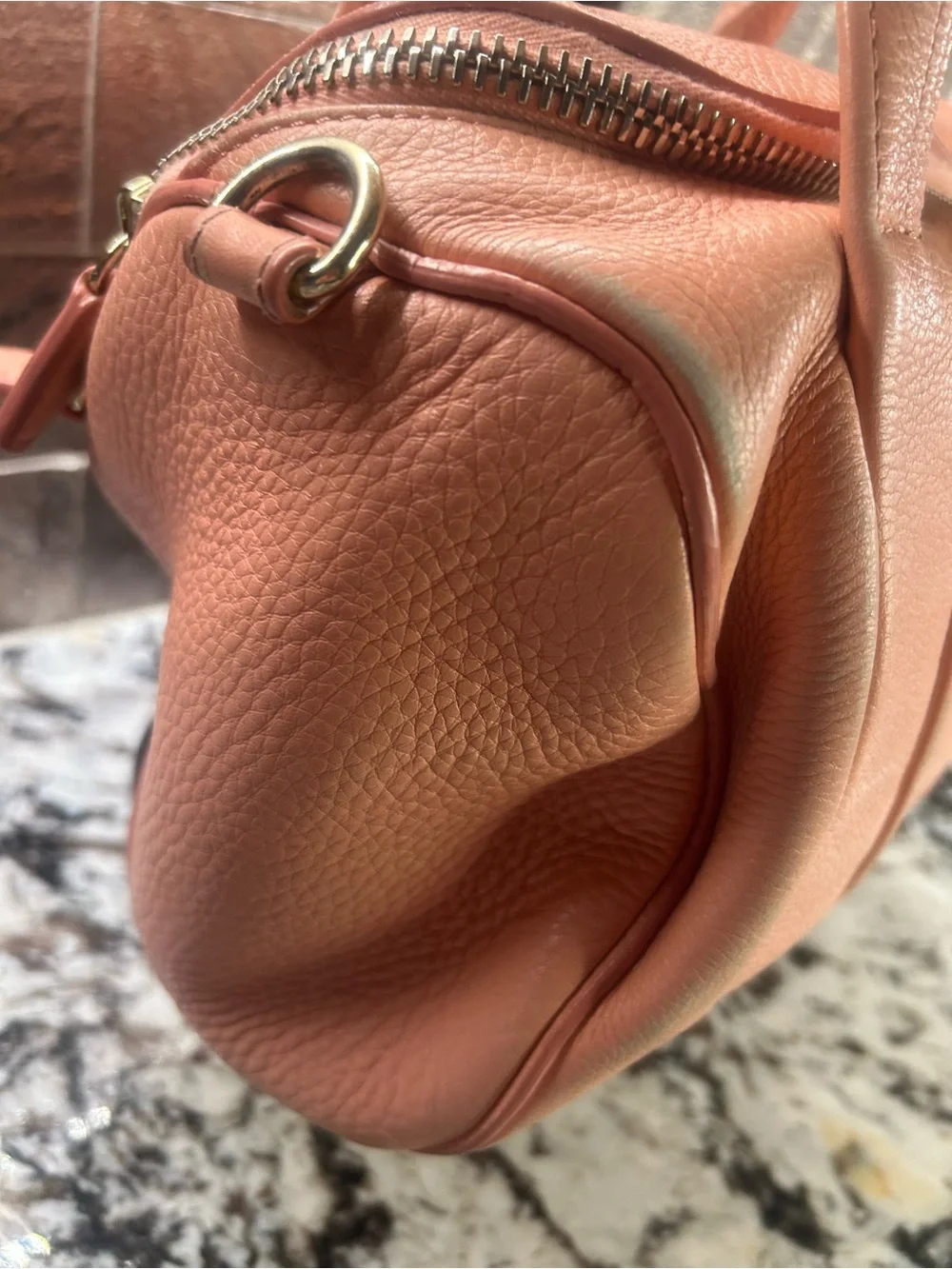 Alexander Wang Vintage Blush Pink Studded Leather 2 Way Boston Bag